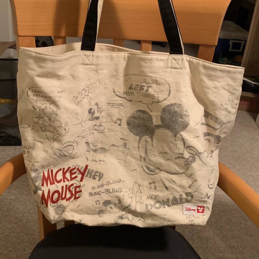 Uniqlo Mickey Mouse tote bag